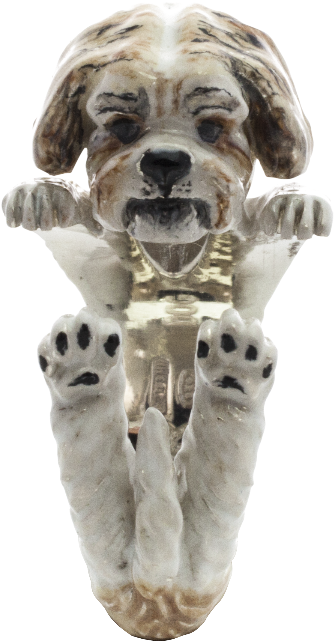 Shih Tzu Hug Ring - Dog Catches Something (3175x3175), Png Download