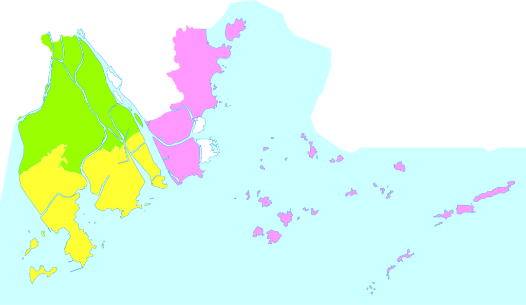 Administrative Division Zhuhai 2 - 珠海 市 行政 区划 (1024x593), Png Download