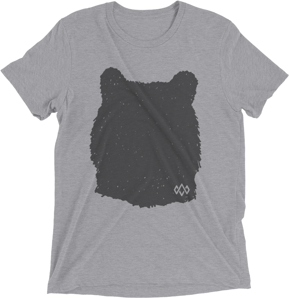 Bear Face Short Sleeve T-shirt - Huitzilopochtlis Shirt (1000x1000), Png Download