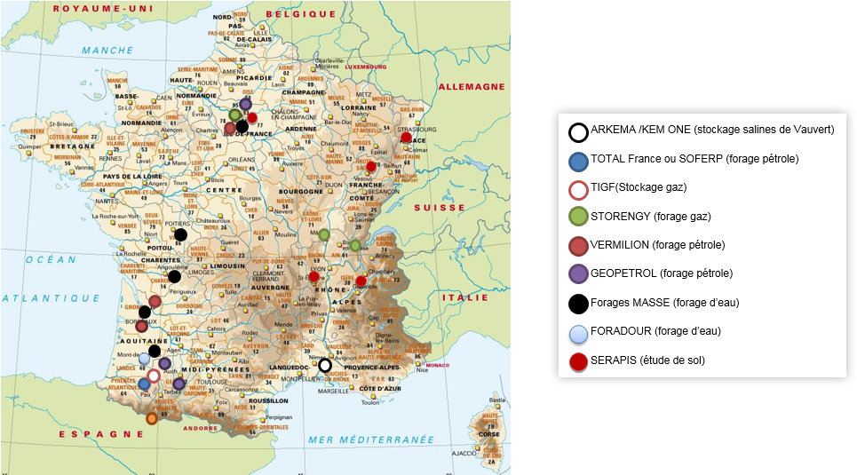 Les Clients En France - Détaillé Carte De France (1000x534), Png Download