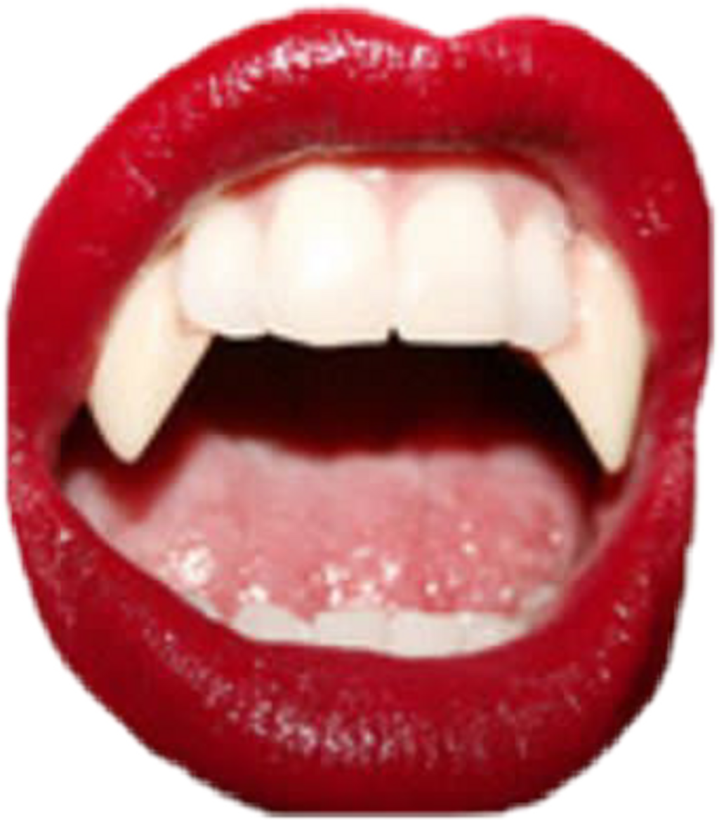 Vampire Sticker - Aesthetic Red Png (1024x1169), Png Download