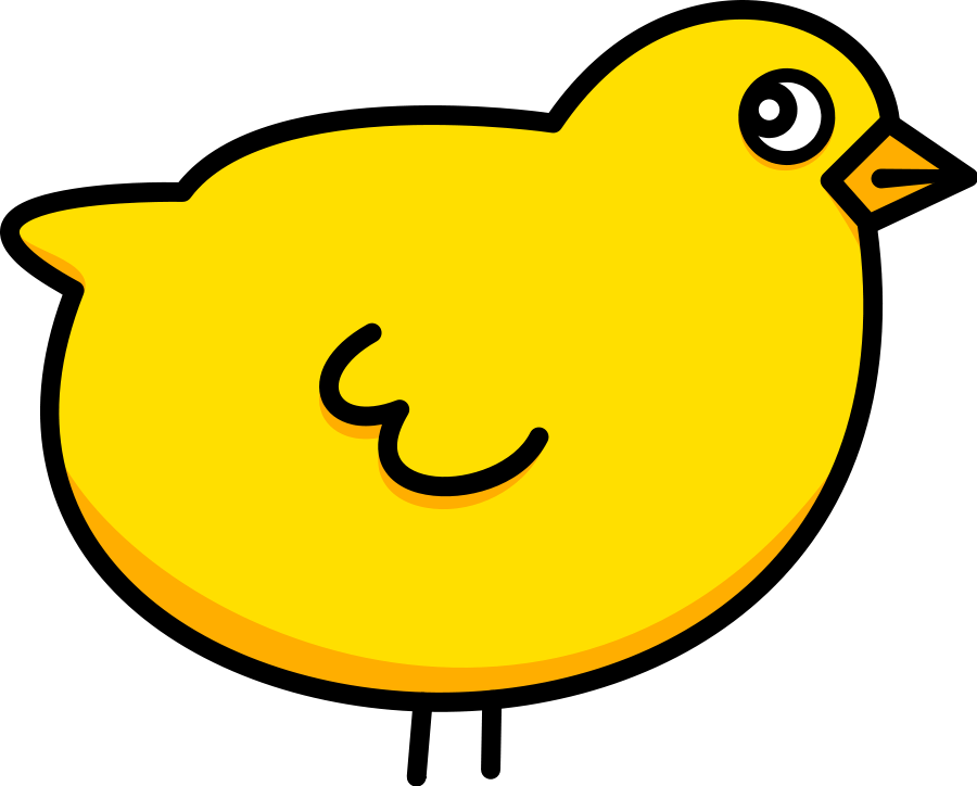 Chick Clip Art - Cartoon Baby Chicken (900x724), Png Download
