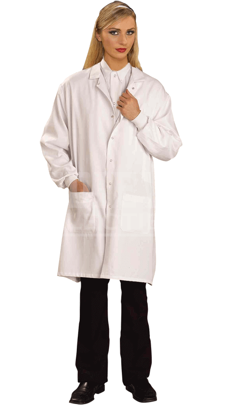 White Scientist's Lab Coat - Scientist In Lab Coat (850x850), Png Download