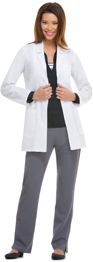 Mgh 1811 Dickies 32" Lab Coat - Fashionable Lab Coats (683x1024), Png Download