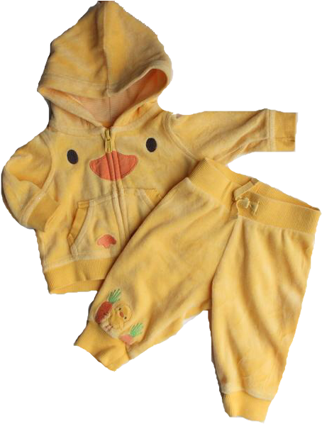 Gymboree Infant 2 Piece Chick Hoodie And Pants , Size - Hoodie (554x600), Png Download
