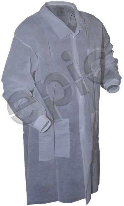 Epic Basic Protection Cleanroom White Lab Coat Case - Active Shirt (569x720), Png Download