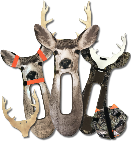 Mule Deer Decoys - Reindeer (563x609), Png Download