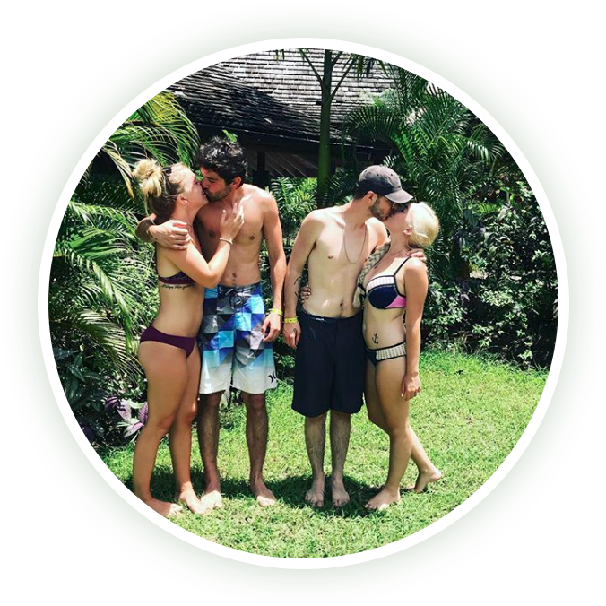 Couples-kissing - Vacation (800x800), Png Download