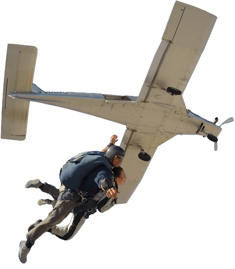 Skydive Las Vegas, Skydiving In Vegas - Skydiving Plane Png (884x949), Png Download