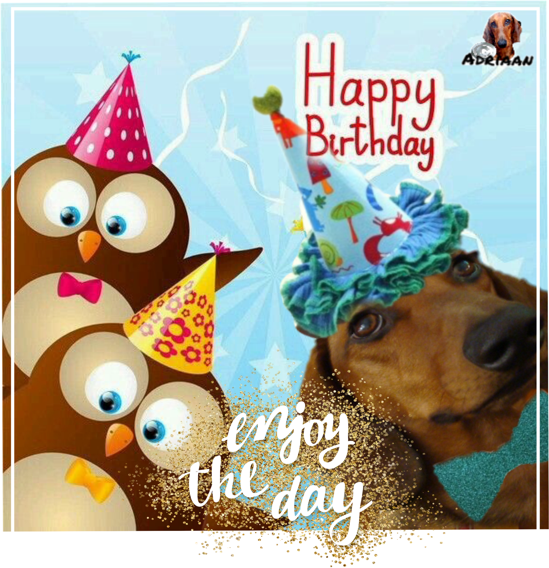 Check Out The Sticker I Made With - Happy Birthday Beth Owls (2048x2048), Png Download