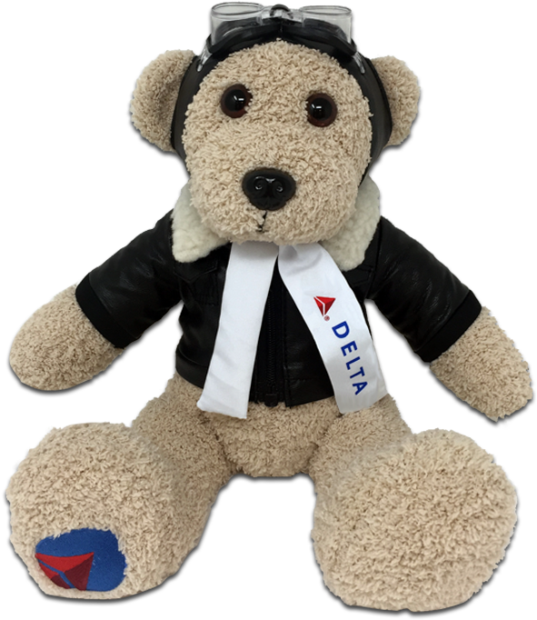 Delta Air Lines Teddy Bear, Widget - Stuffed Toy (750x750), Png Download