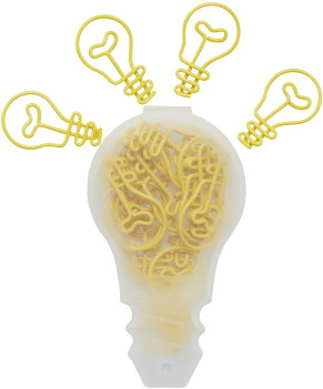 Bulbs Paper Clips - Ice Cream (480x640), Png Download