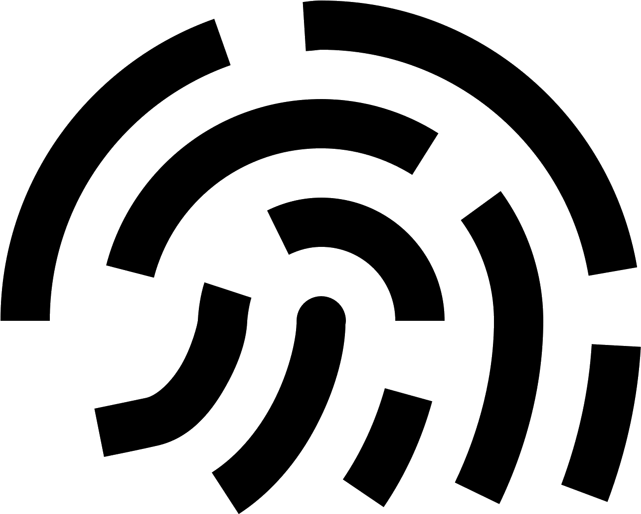 This Looks Like A Zoomed-in Finger Print - Illustration (1600x1600), Png Download