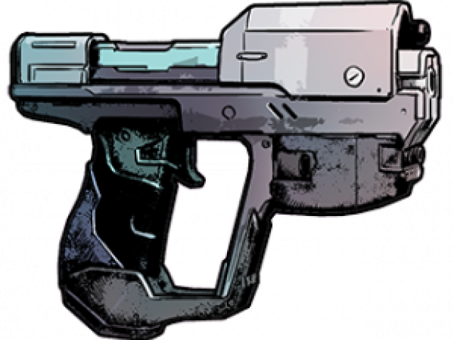 Drawn Weapon Laser Gun - Starfinder Needler Pistol (640x480), Png Download