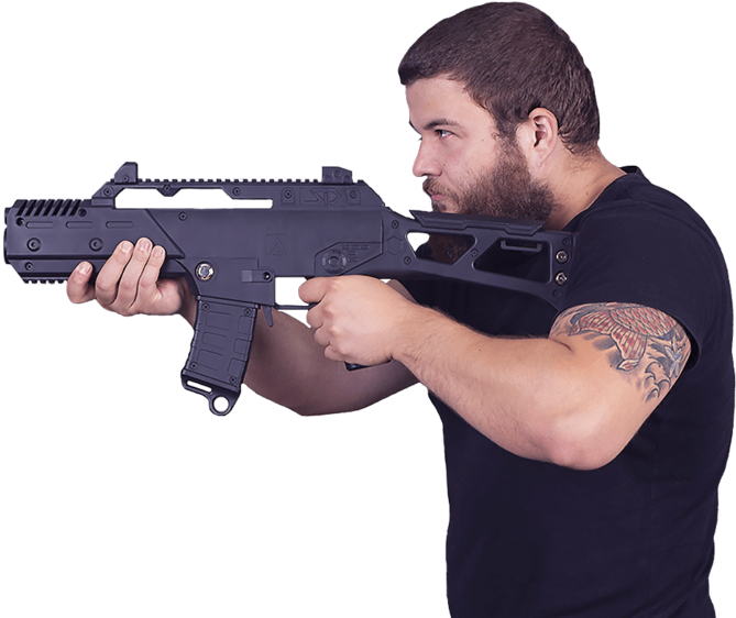 Lsd Prime Game Set - Firearm (710x575), Png Download