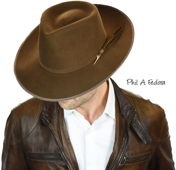 Phil A - Fedora - Cowboy Hat (668x668), Png Download
