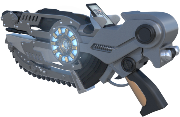 Render3 445 Kb - Assault Rifle (960x540), Png Download