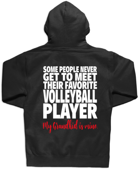 My Grandkid Is My Favorite Volleyball Player Shir Hearts - Fishing Saved Me From Becoming A Porn (586x600), Png Download