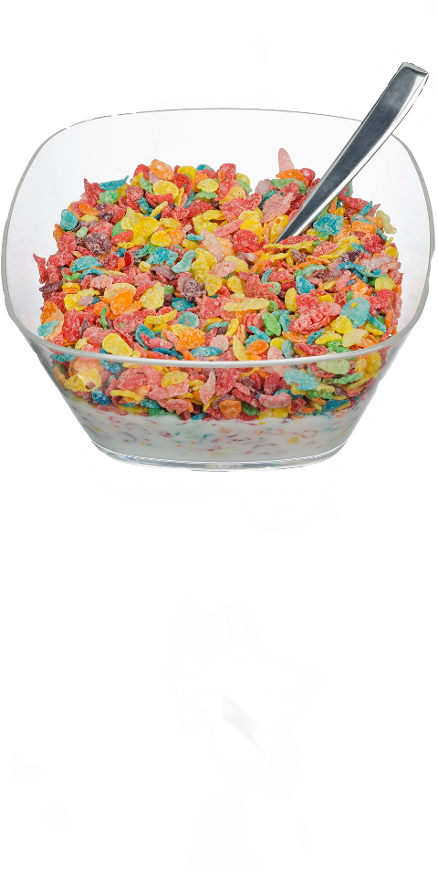 Cereal Fruity Pebbles (480x953), Png Download