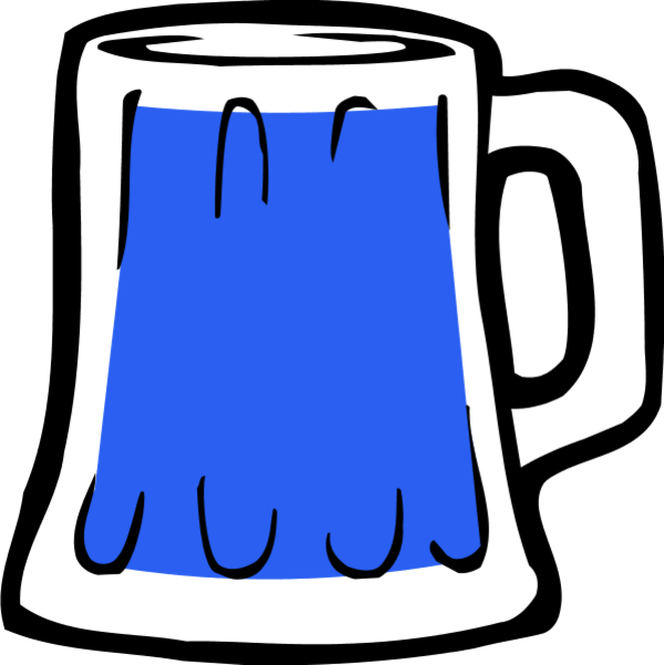 Beer Mug Clip Art N172 - Cartoon Clip Art Mug (600x601), Png Download