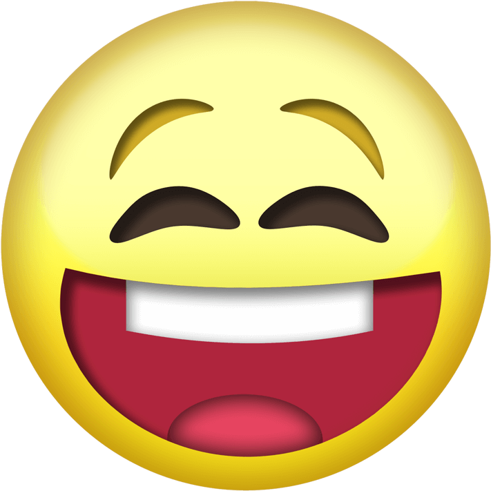 Hahahah Emoji Png Transparent (1000x824), Png Download