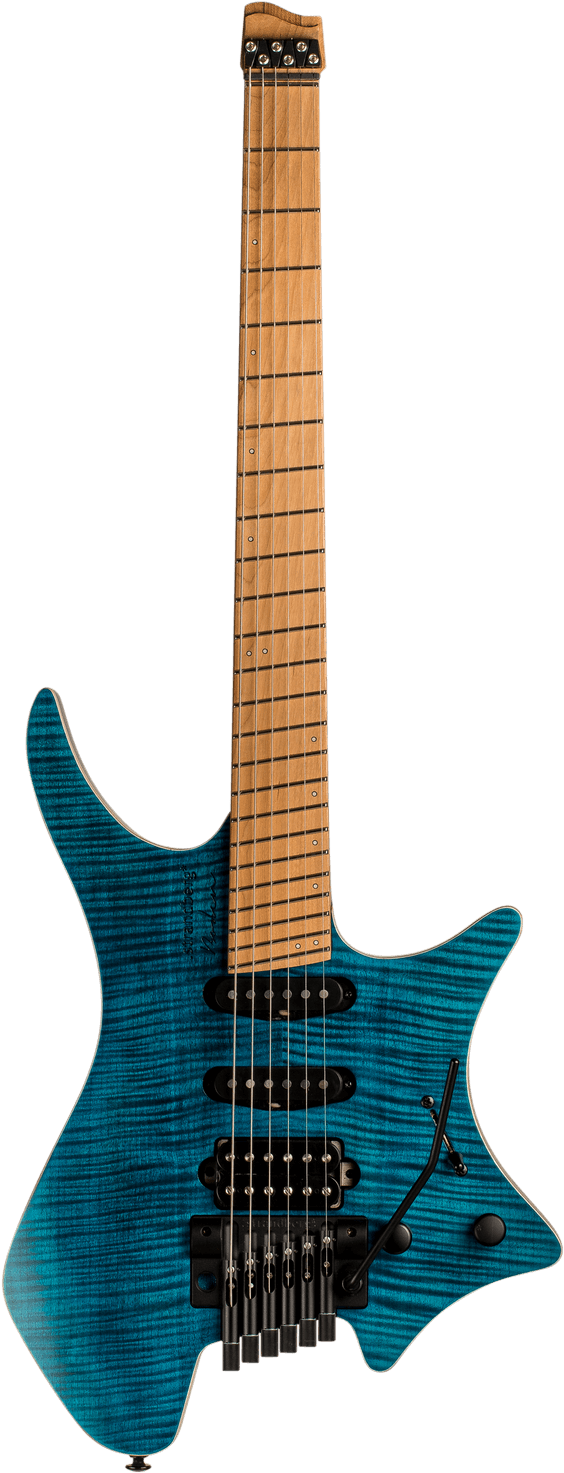 Boden Standard 6-string Guitar Tremolo Maple Flame - Strandberg Boden Classic 6 (1066x1600), Png Download