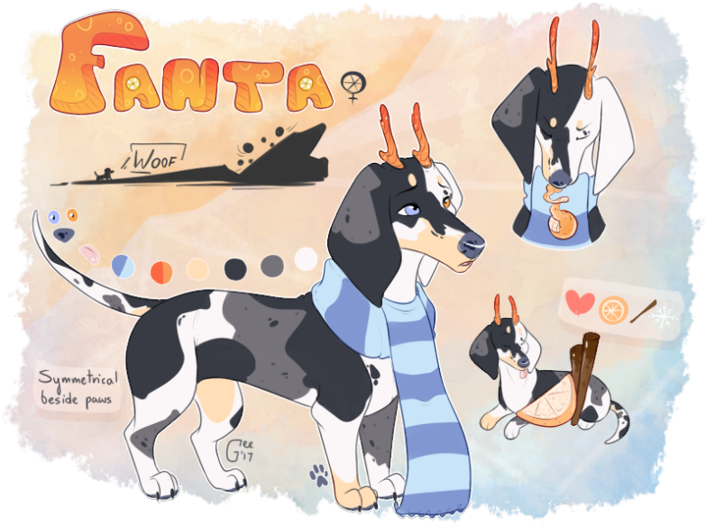 "meet Fanta This Friendly And Easy-going Girl Has A - Cartoon (787x598), Png Download