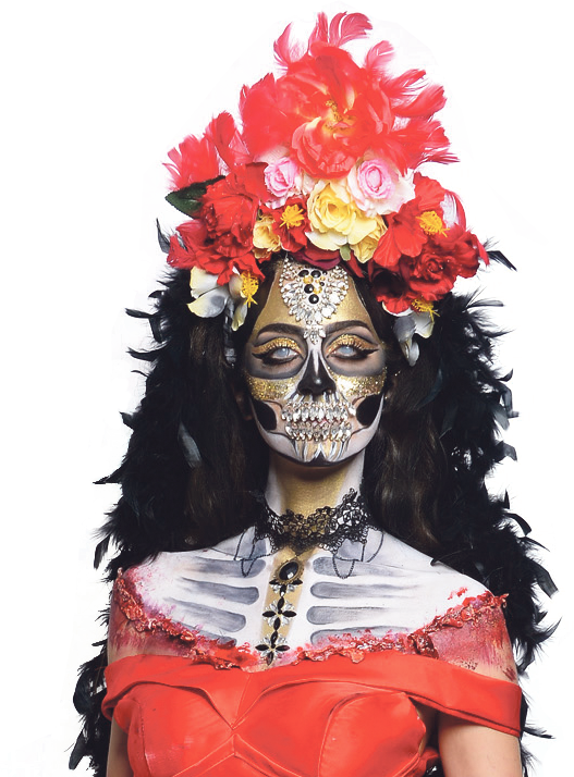 Certificate In Theatre And Special Effects Makeup - Halloween Costume (527x714), Png Download