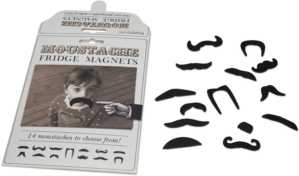 Moustache Fridge Magnets , Magnets - Refrigerator Magnet (1020x750), Png Download