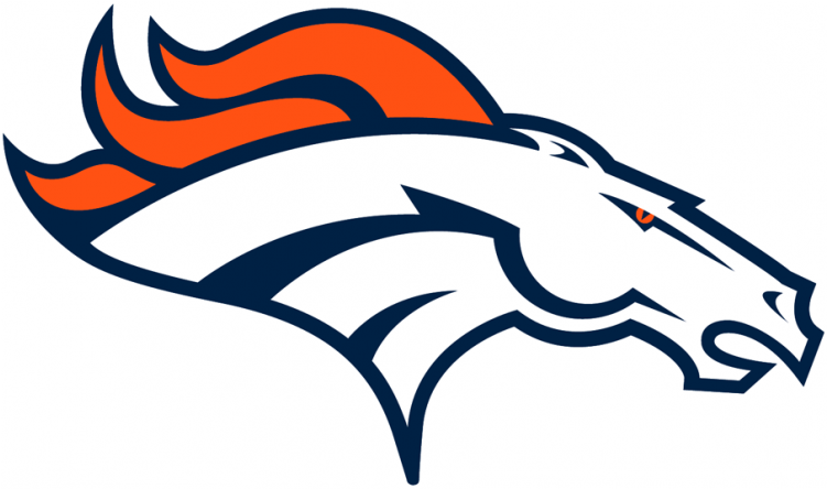 Denver Broncos Iron Ons - Denver Bronco (750x930), Png Download