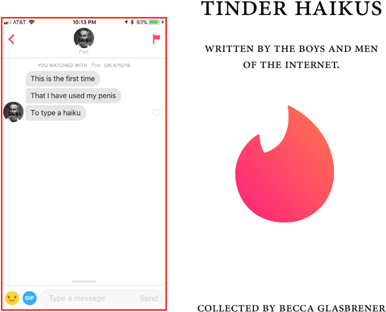 Tinder Haikus Poet Poet Written By The Boys And Men - Diagram (960x960), Png Download