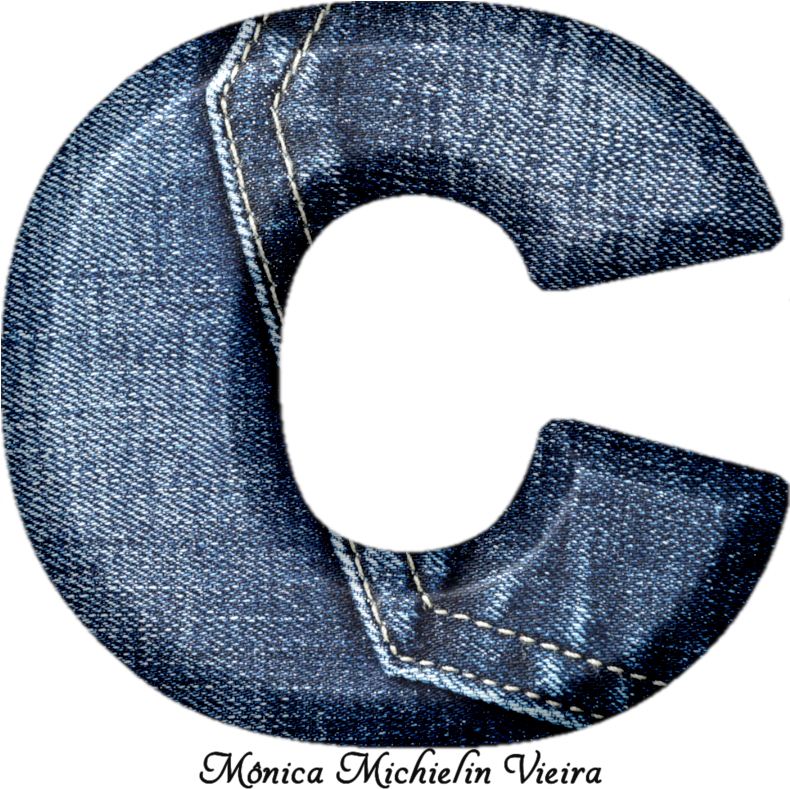 Alfabeto De Jeans Png - Circle (800x800), Png Download