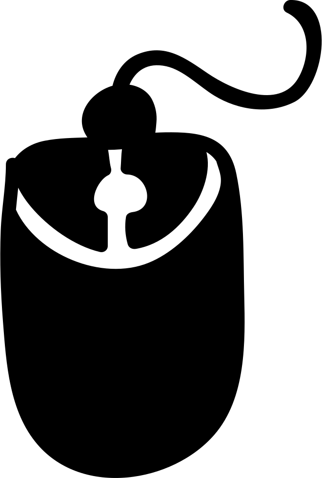 Mouse Filled Hand Drawn Tool Comments - Illustration (660x980), Png Download