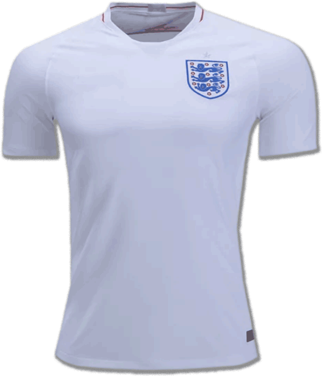 England Football Jersey Home 2018 Fifa World Cup1 - Active Shirt (900x1200), Png Download