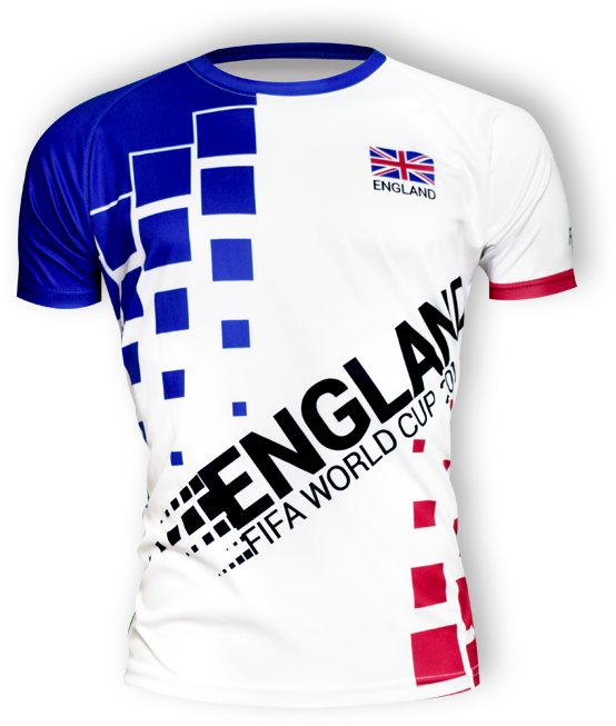 World Cup England Model-3 2018 Adult - Active Shirt (800x800), Png Download