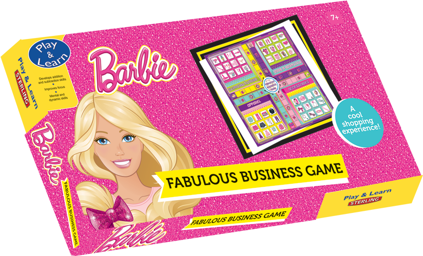 Fabulous Business Game - Barbie (842x618), Png Download