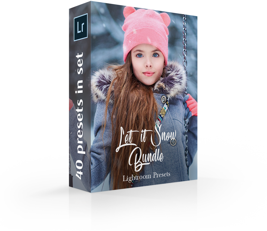 Let It Snow Lr Presets - Girl (1024x951), Png Download