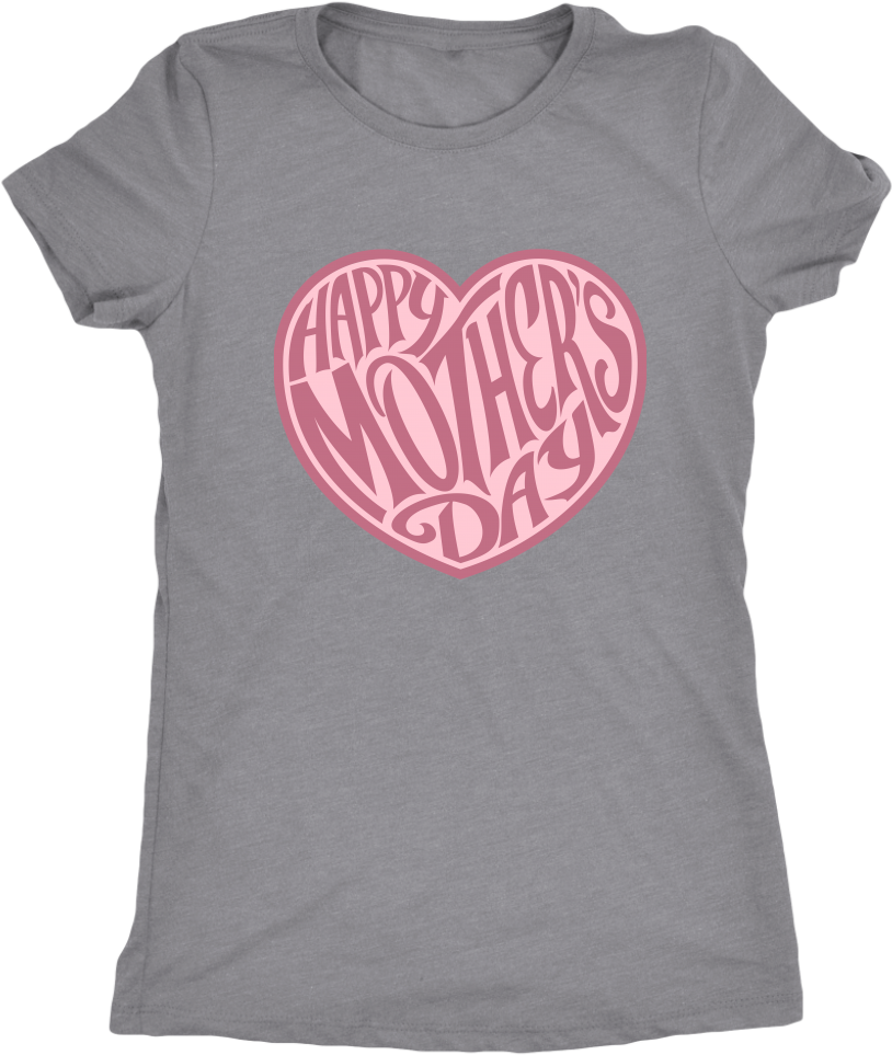 'happy Mother's Day' Pink Heart Family Quotes Next - Love (1024x1024), Png Download