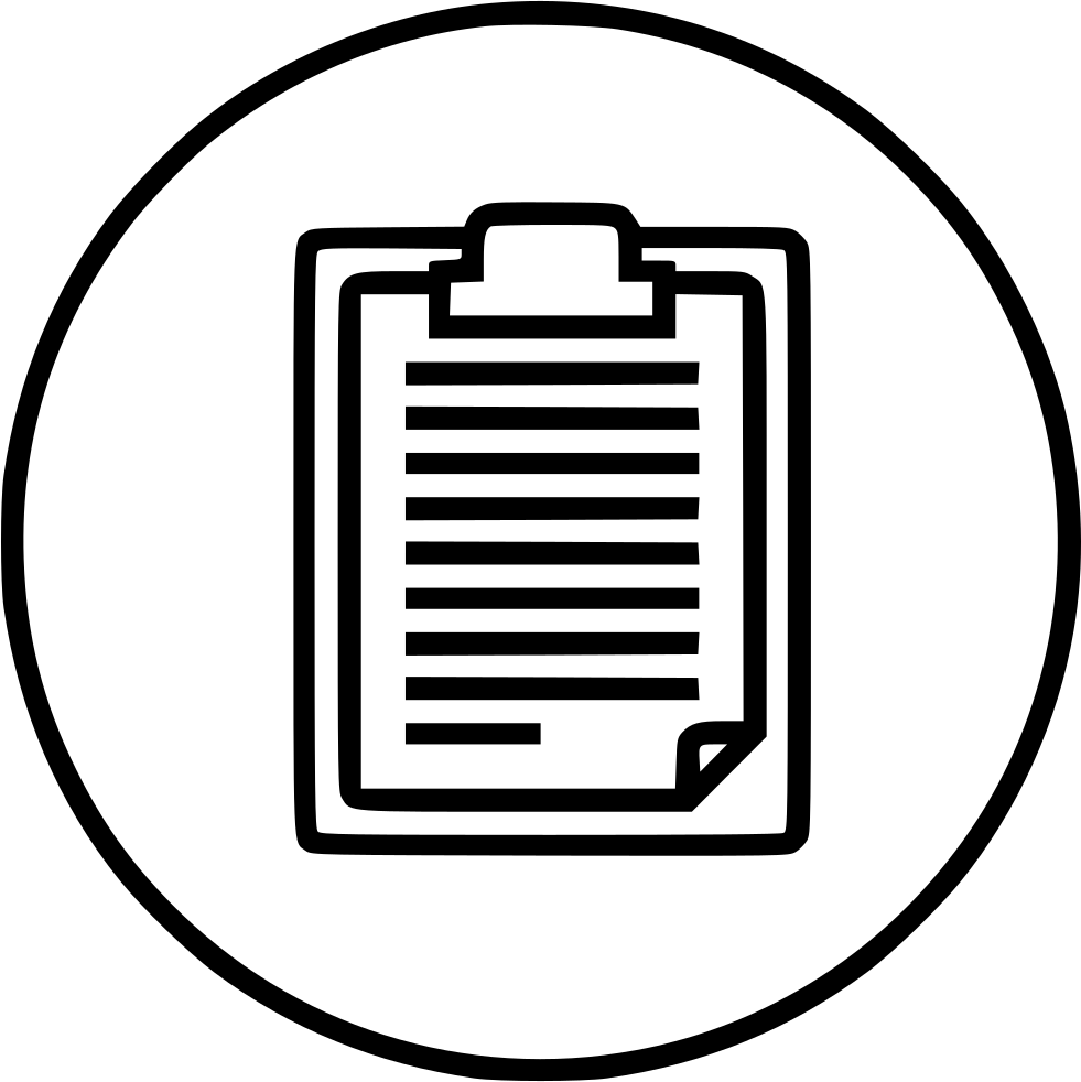 Notes Pen Pencil Paper Study Report Comments - Shortlist Icon (981x982), Png Download