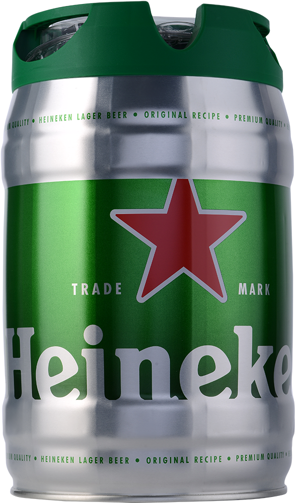 Heineken Kegs 2 X 5l - Water Bottle (652x1060), Png Download