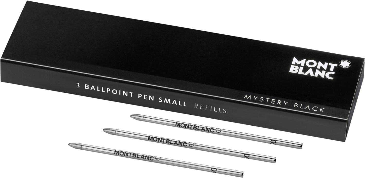 Download 3 Ballpoint Pen Refills Small Mystery Black For Meisterstück