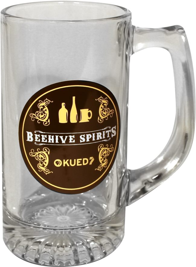Beehive Spirits Glass Beer Stein - Beer Stein (895x1024), Png Download