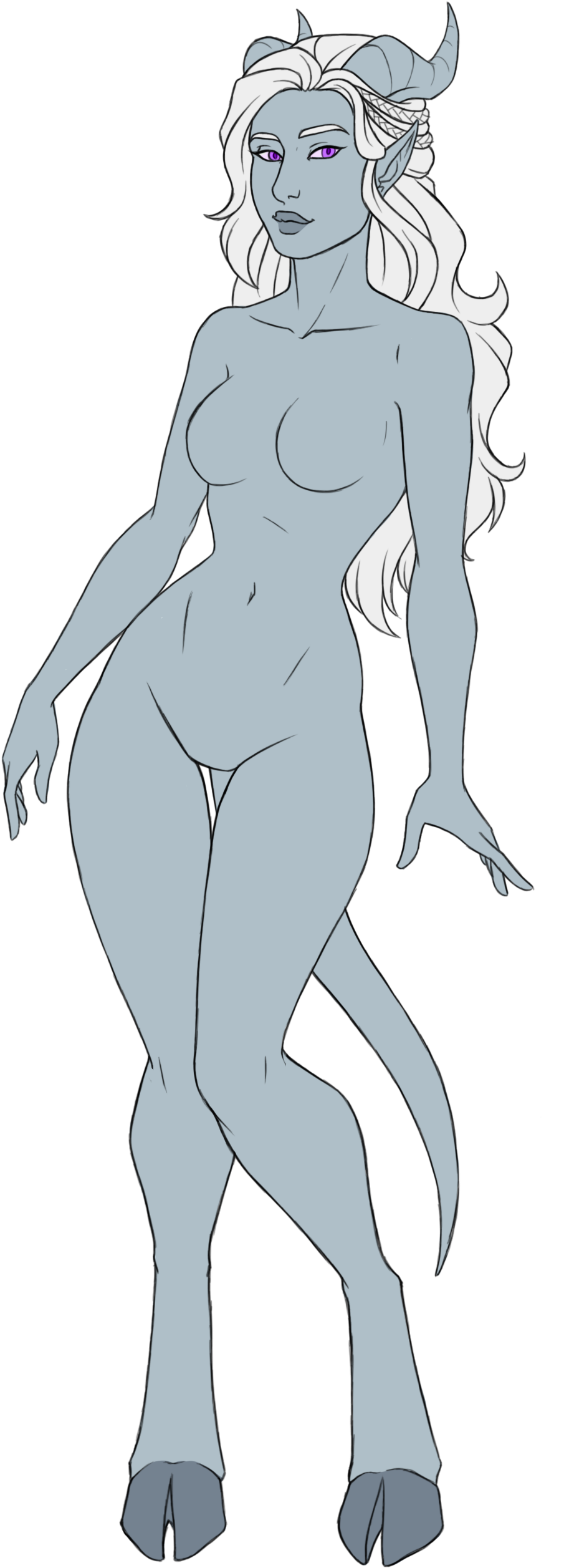 Sanguine Base - Figure Drawing (1200x2837), Png Download