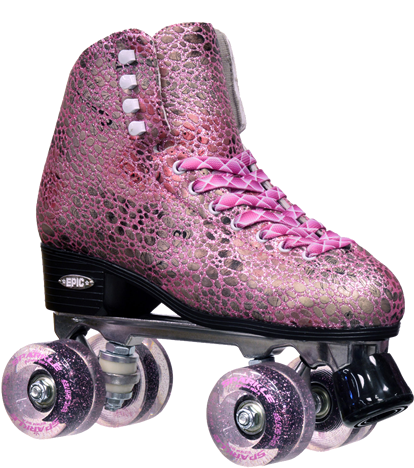 Epic Sparkle Pink Roller Skates - Epic Roller Skates (667x500), Png Download