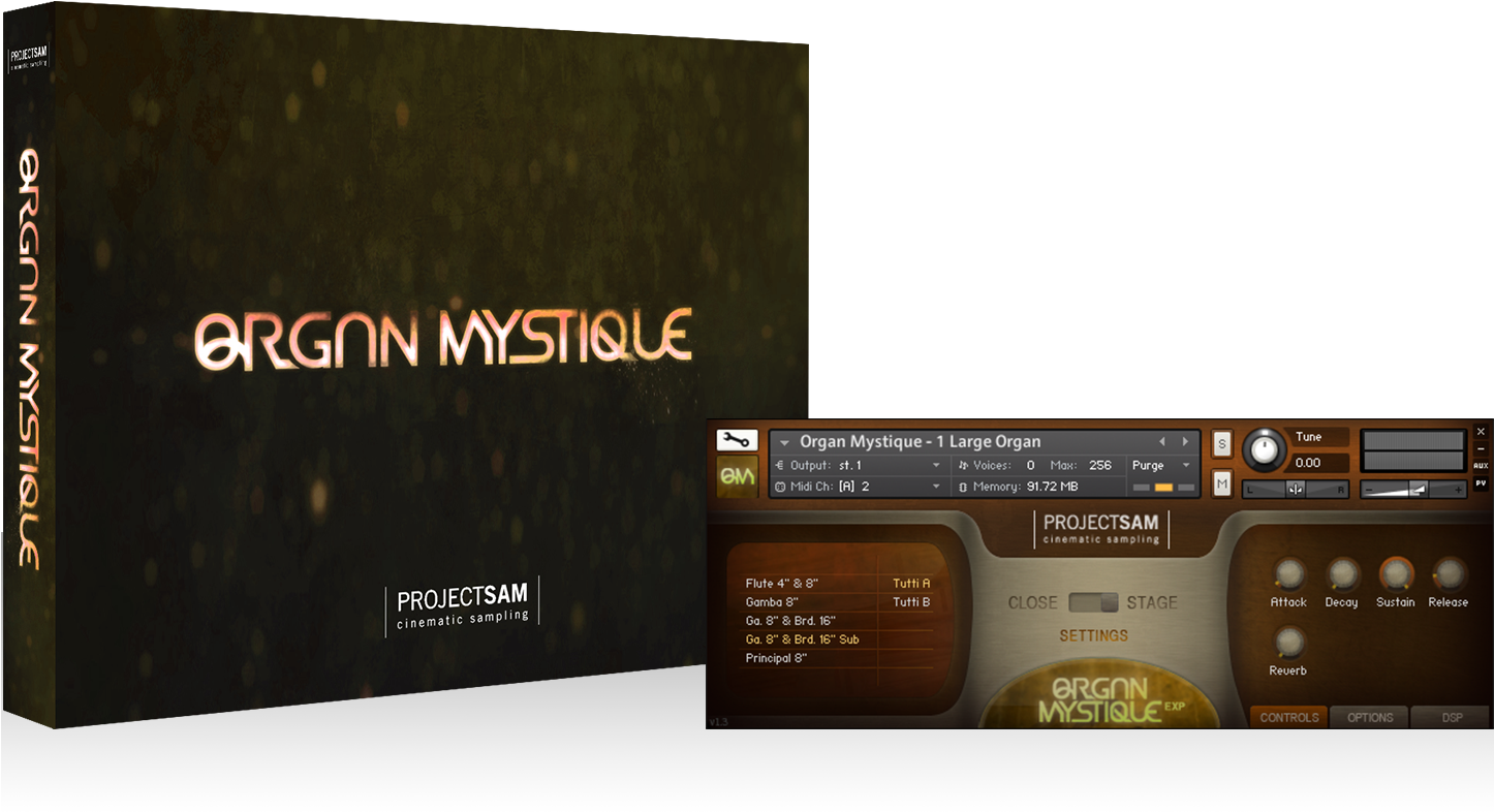 Organ Mystique - Projectsam Organ Mystique (1445x795), Png Download