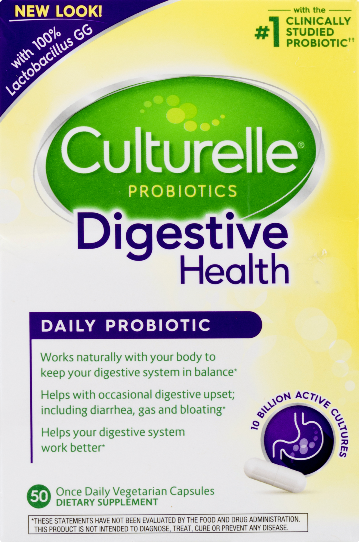 Culturelle Digestive Health Probiotic (1800x1800), Png Download