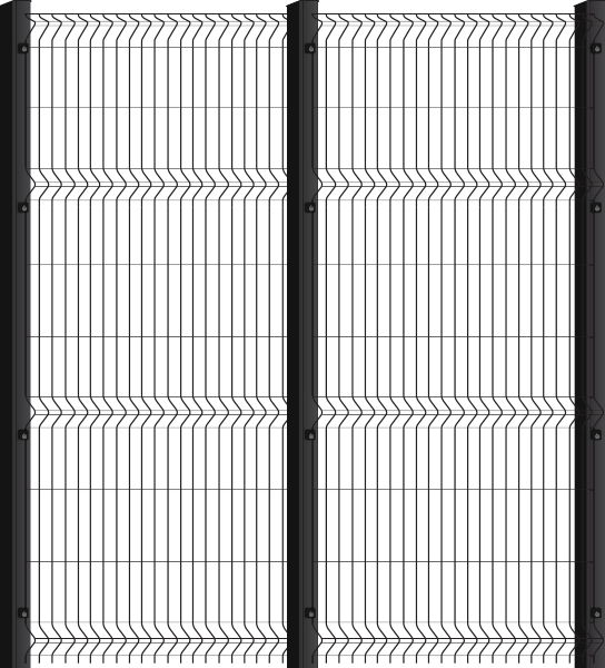 Why Choose Maxi-fence Medium Mesh Security Perimeter - Architecture (544x600), Png Download