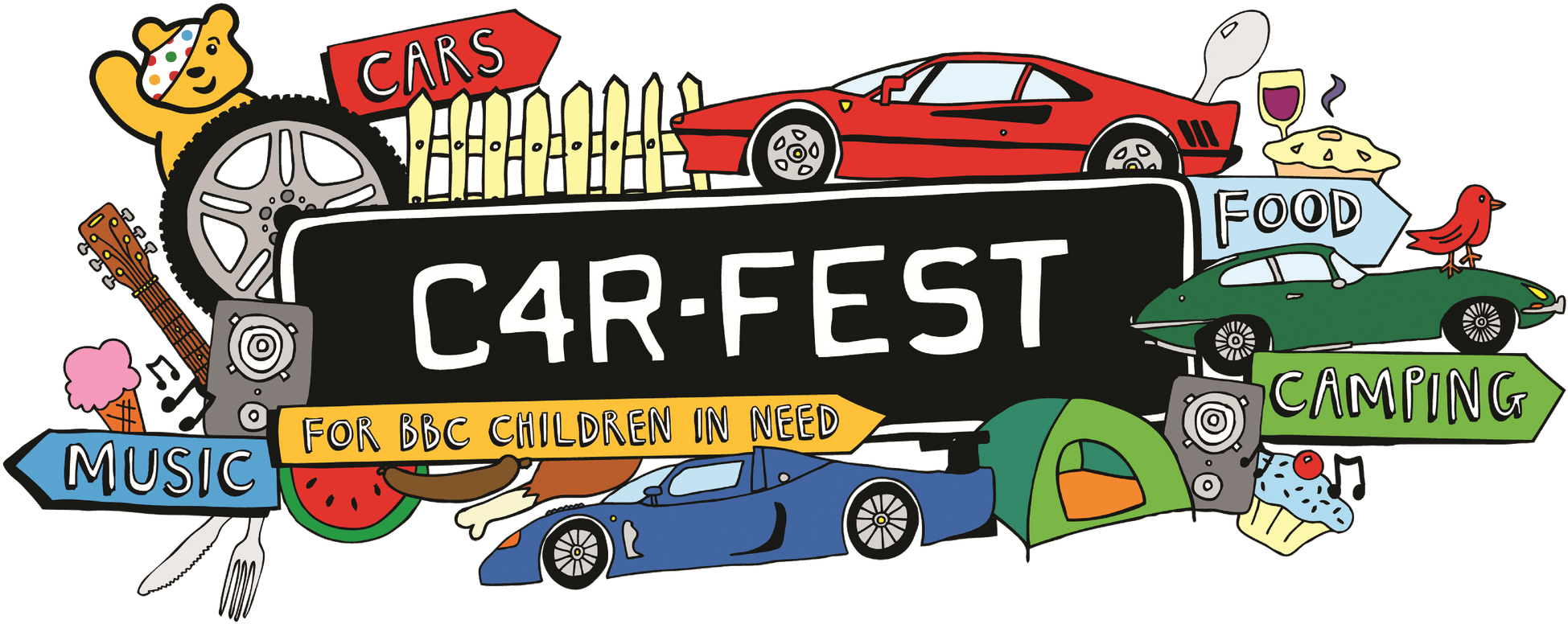 Logo - Car Fest Tickets South (2048x845), Png Download