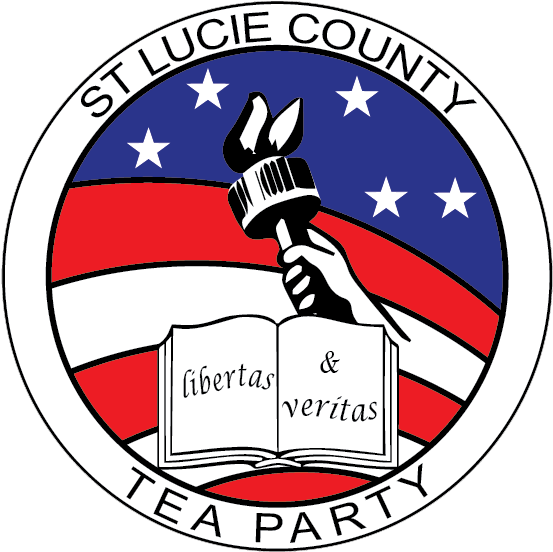 Saint Lucie County Tea Party (578x589), Png Download