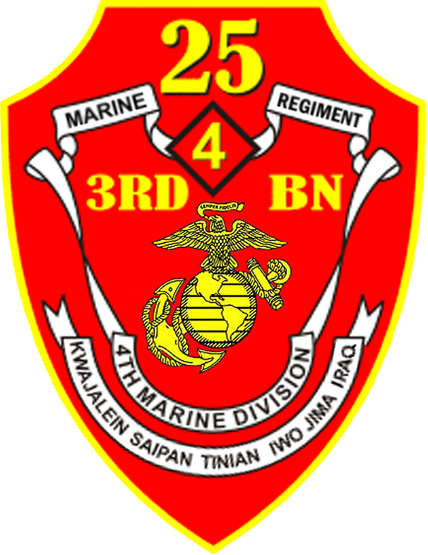 3rd Battalion 25th Marines - Us Marines (606x786), Png Download